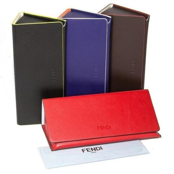 Fendi Orange Silver Ff0358/S40g Geometric Women's Anti-reflective Sunglasses - Picture 4 of 4